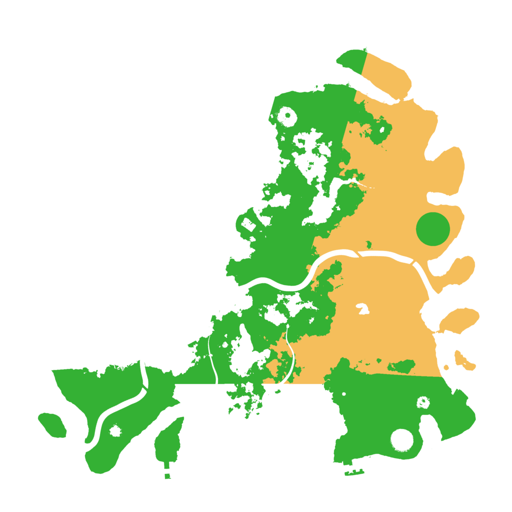 Biome Rust Map: Procedural Map, Size: 4000, Seed: 390797095