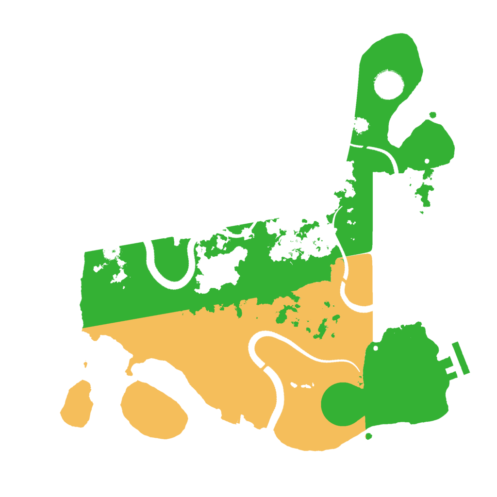 Biome Rust Map: Procedural Map, Size: 3000, Seed: 1546911340