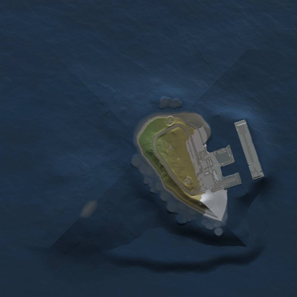 Rust Map: Procedural Map, Size: 1000, Seed: 547687040, 2 Monuments