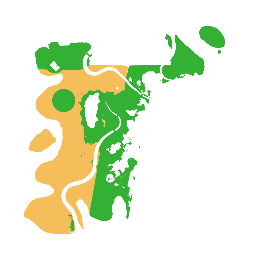 Biome Rust Map: Procedural Map, Size: 3000, Seed: 804800812