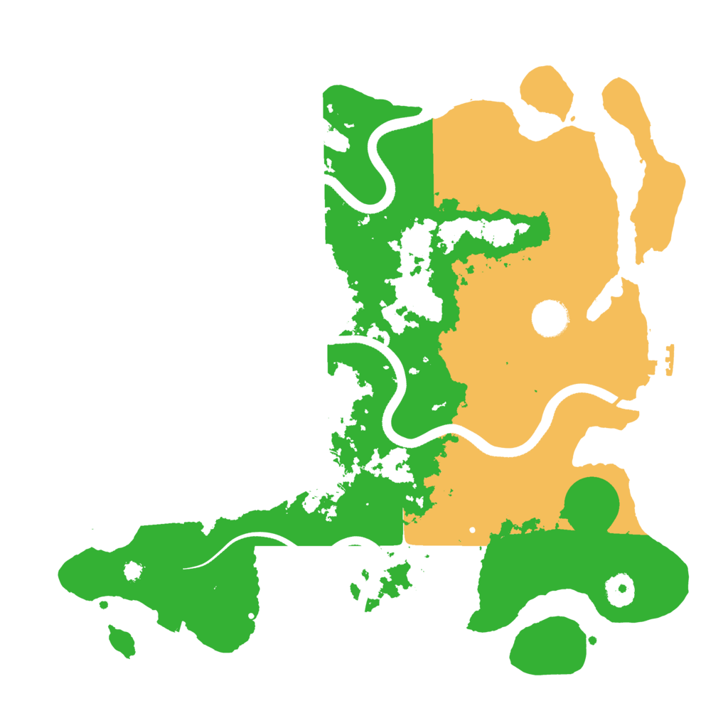 Biome Rust Map: Procedural Map, Size: 3500, Seed: 1140257848