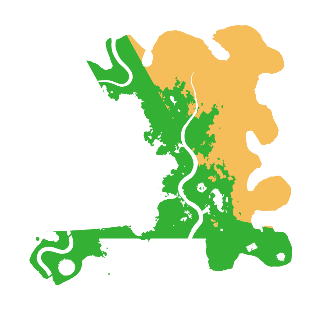 Biome Rust Map: Procedural Map, Size: 3395, Seed: 649861369