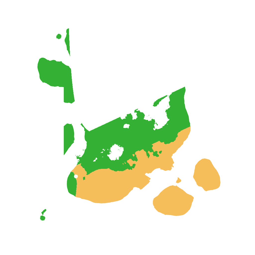 Biome Rust Map: Procedural Map, Size: 2000, Seed: 39414