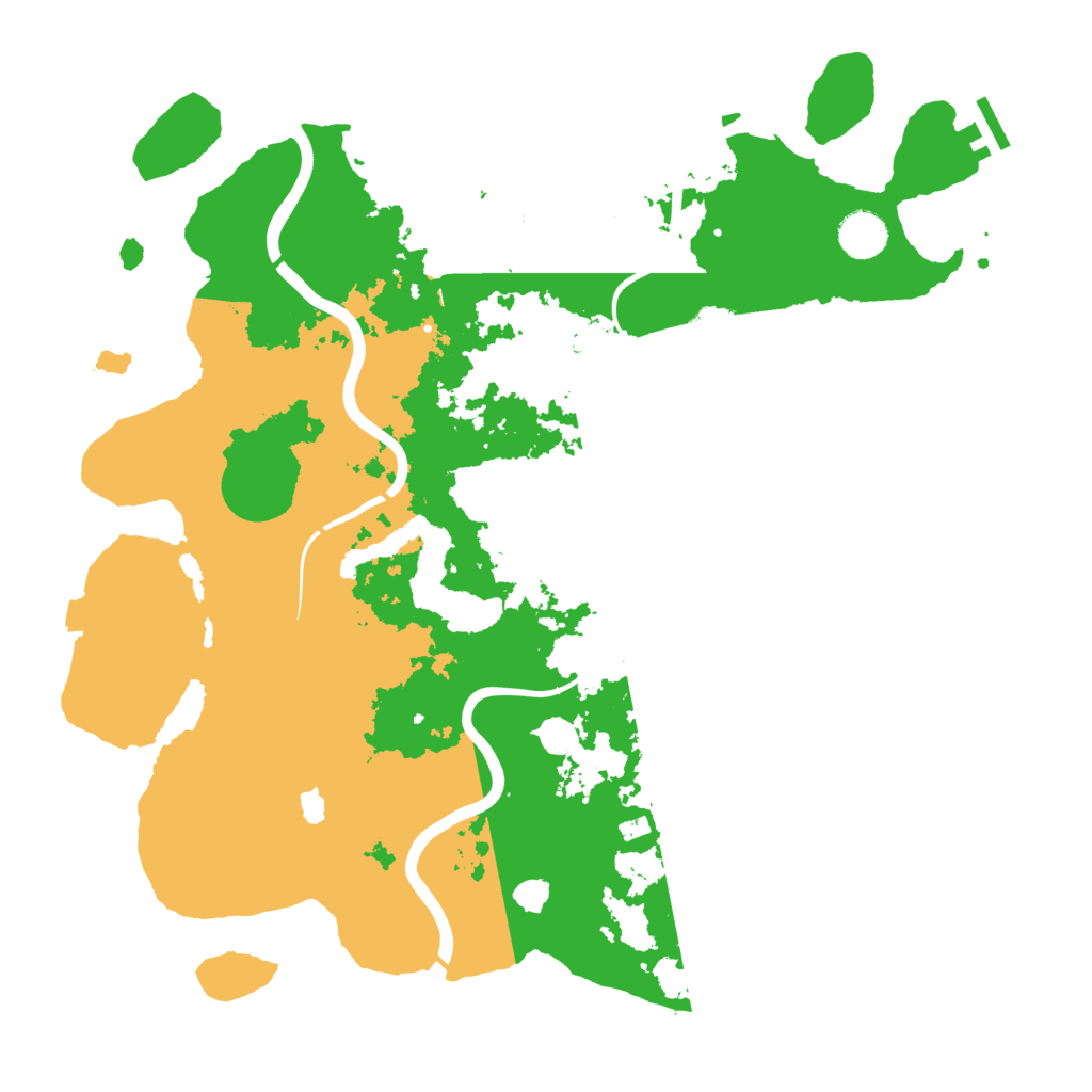 Biome Rust Map: Procedural Map, Size: 4000, Seed: 795289955