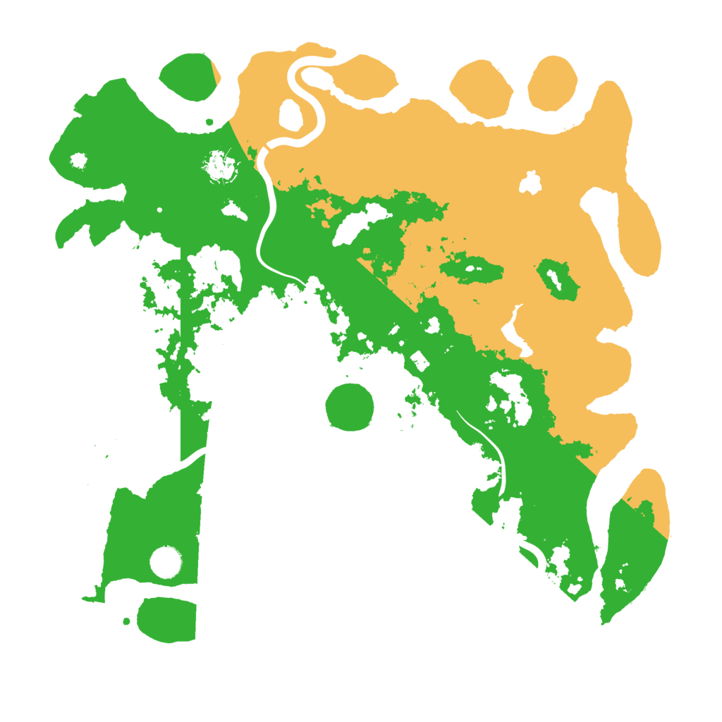 Biome Rust Map: Procedural Map, Size: 4000, Seed: 13117532