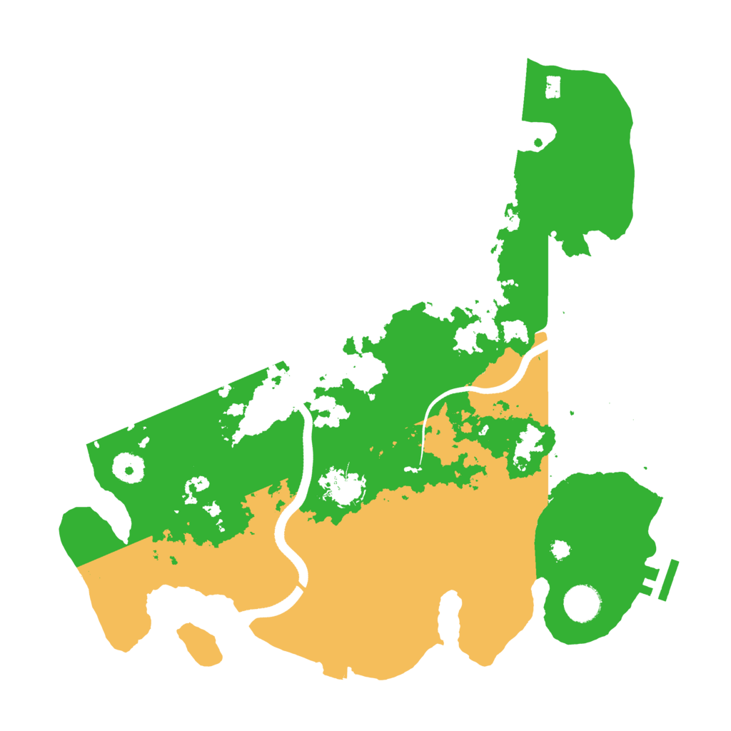 Biome Rust Map: Procedural Map, Size: 3500, Seed: 1674783502