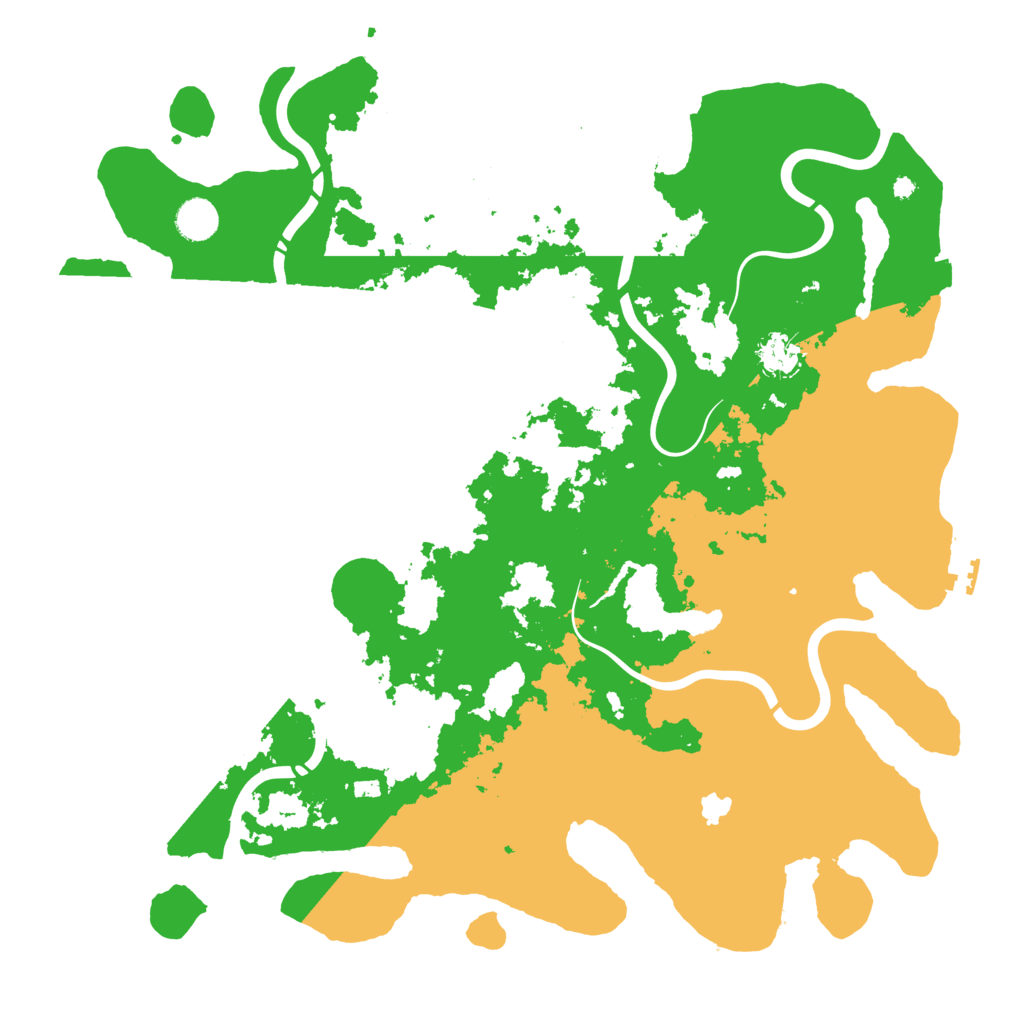 Biome Rust Map: Procedural Map, Size: 4250, Seed: 7732548