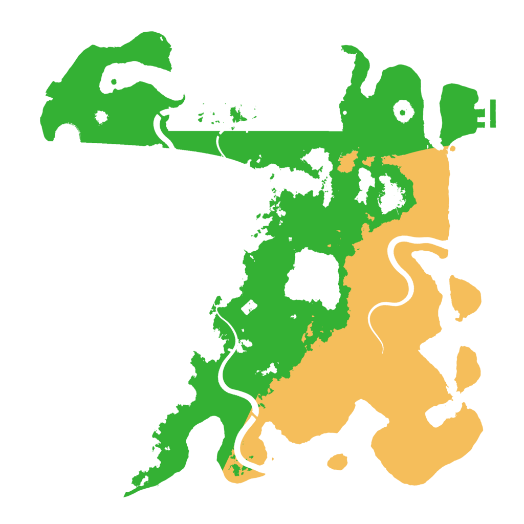 Biome Rust Map: Procedural Map, Size: 3750, Seed: 69072917