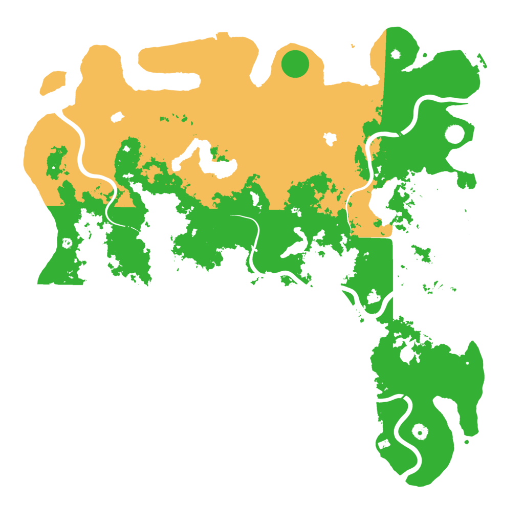 Biome Rust Map: Procedural Map, Size: 5000, Seed: 9919313