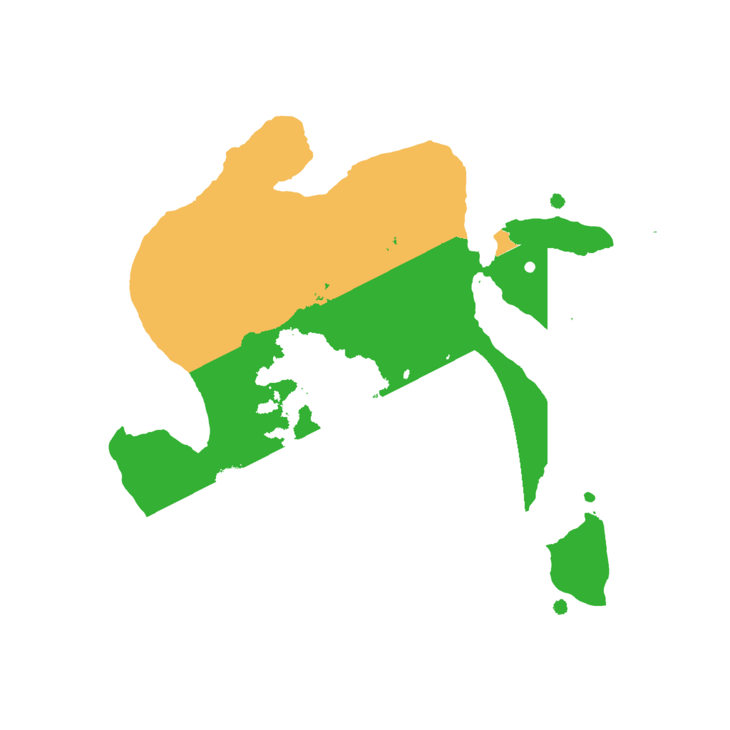 Biome Rust Map: Procedural Map, Size: 2000, Seed: 1194369588