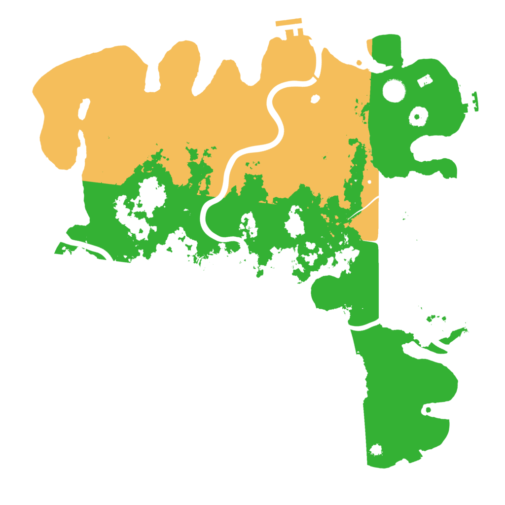 Biome Rust Map: Procedural Map, Size: 3900, Seed: 271477713