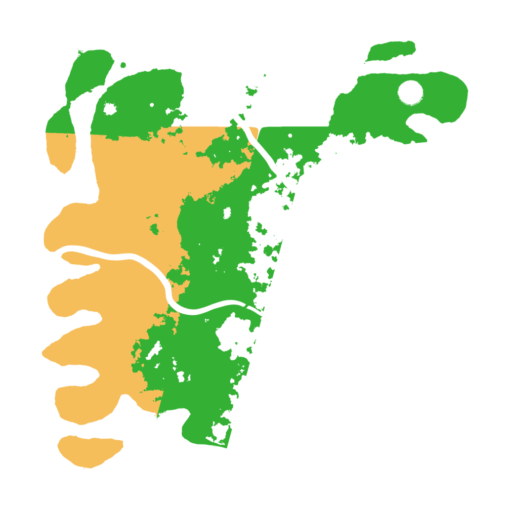 Biome Rust Map: Procedural Map, Size: 3600, Seed: 172