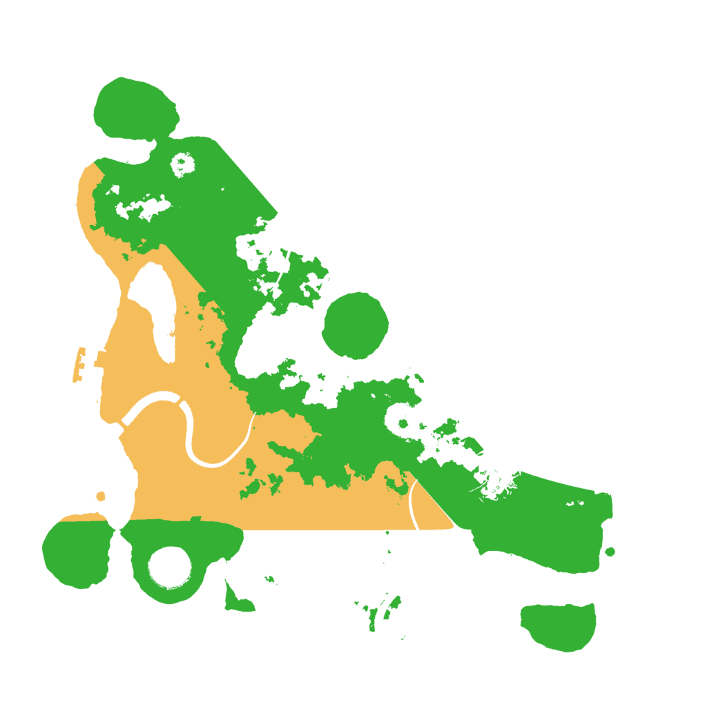 Biome Rust Map: Procedural Map, Size: 3000, Seed: 202448000