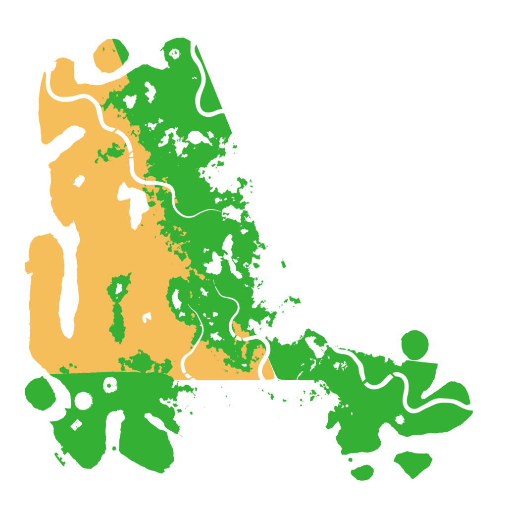 Biome Rust Map: Procedural Map, Size: 5000, Seed: 1354537896