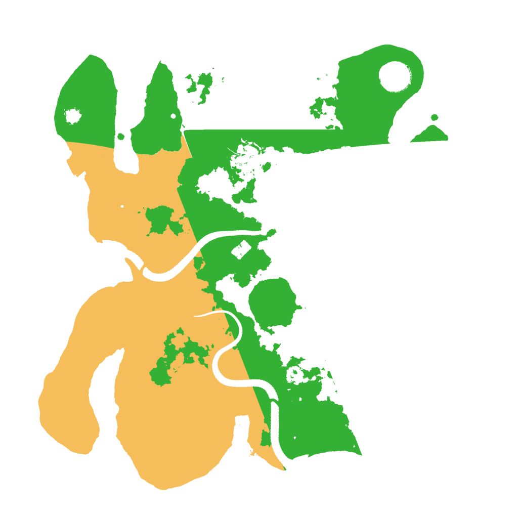 Biome Rust Map: Procedural Map, Size: 3000, Seed: 1117703964