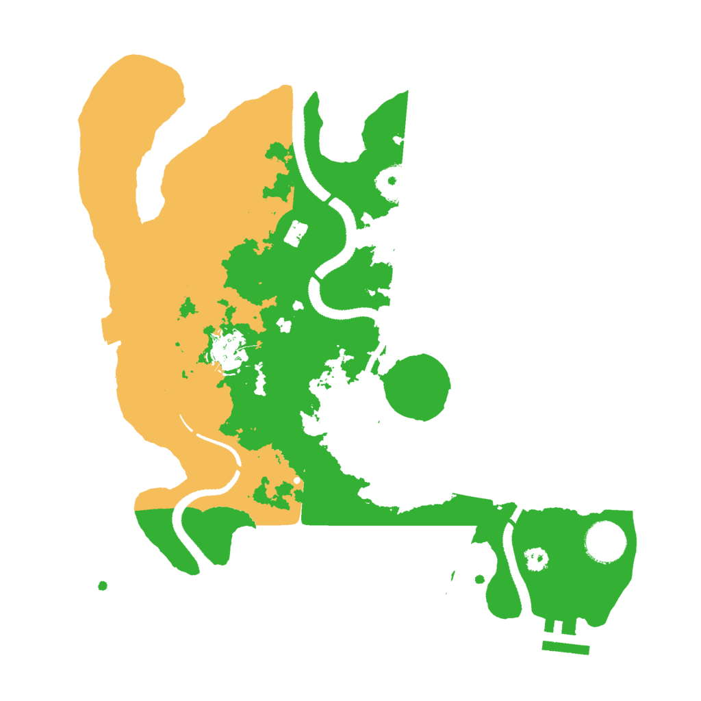 Biome Rust Map: Procedural Map, Size: 3000, Seed: 1999211200