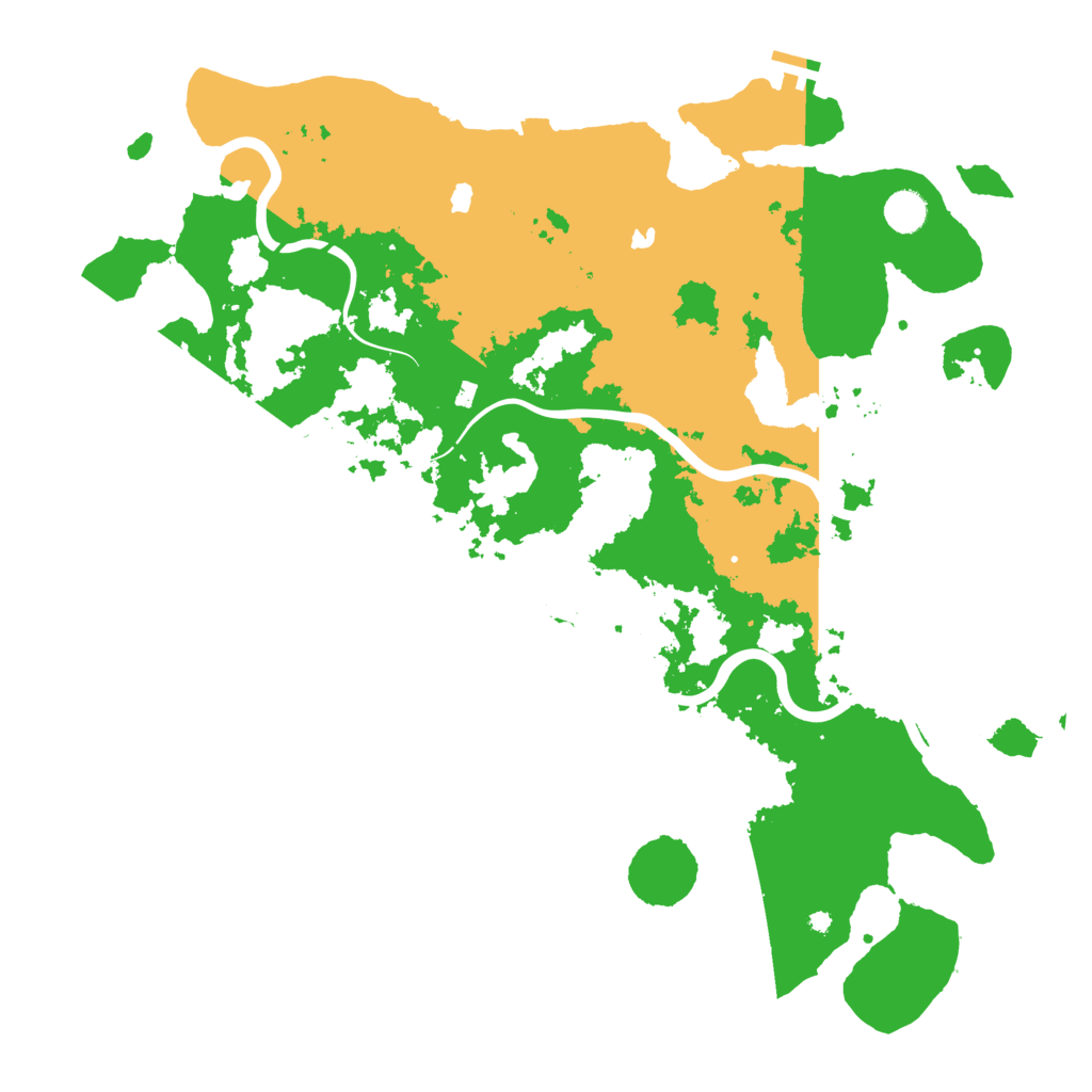 Biome Rust Map: Procedural Map, Size: 4500, Seed: 1496770060