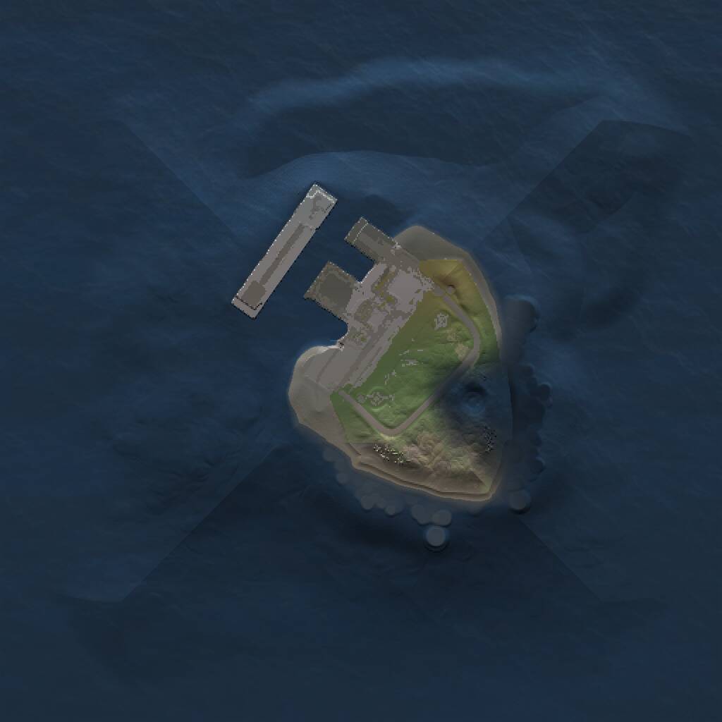 Rust Map: Procedural Map, Size: 1000, Seed: 852256762, 2 Monuments