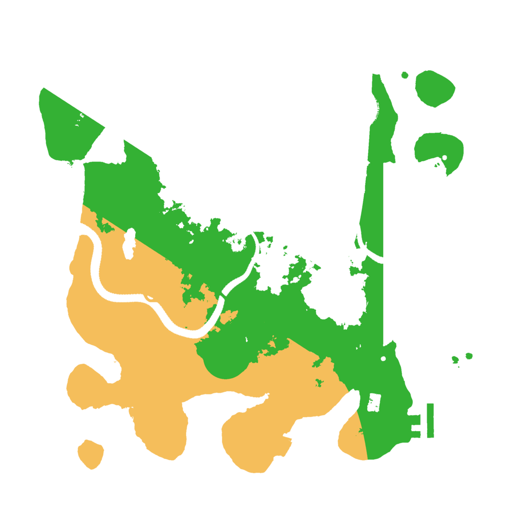 Biome Rust Map: Procedural Map, Size: 3000, Seed: 17129