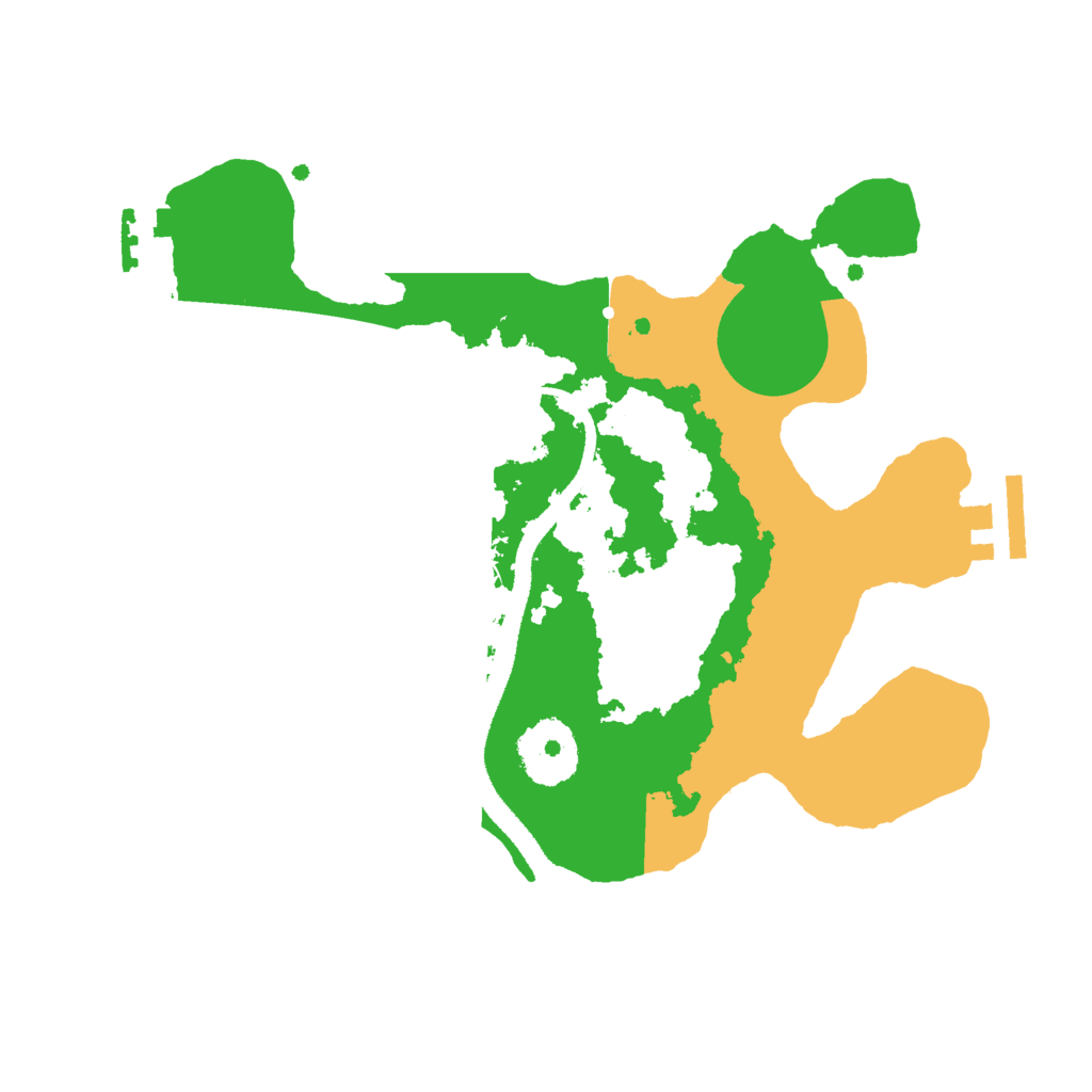 Biome Rust Map: Procedural Map, Size: 2650, Seed: 67821398