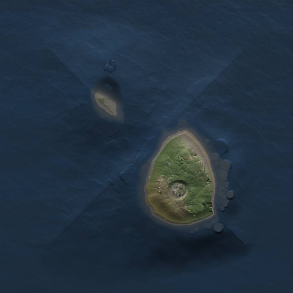 Rust Map: Procedural Map, Size: 1000, Seed: 286457916, 1 Monuments