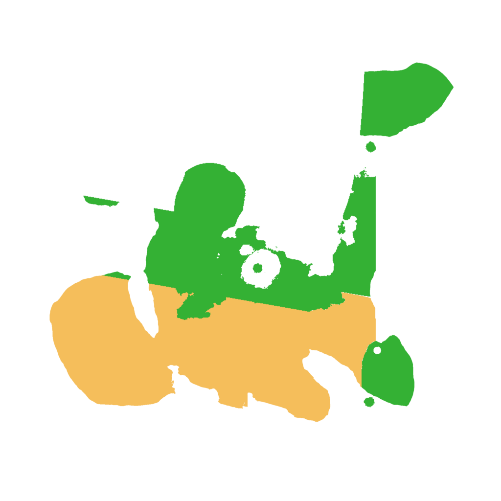 Biome Rust Map: Procedural Map, Size: 2000, Seed: 45357