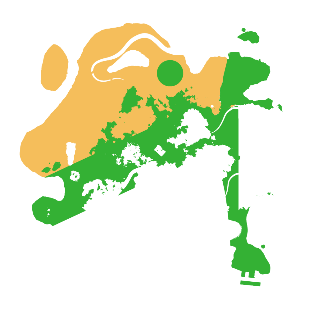 Biome Rust Map: Procedural Map, Size: 3200, Seed: 1655254215