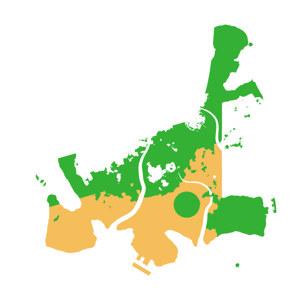 Biome Rust Map: Procedural Map, Size: 3000, Seed: 1776420