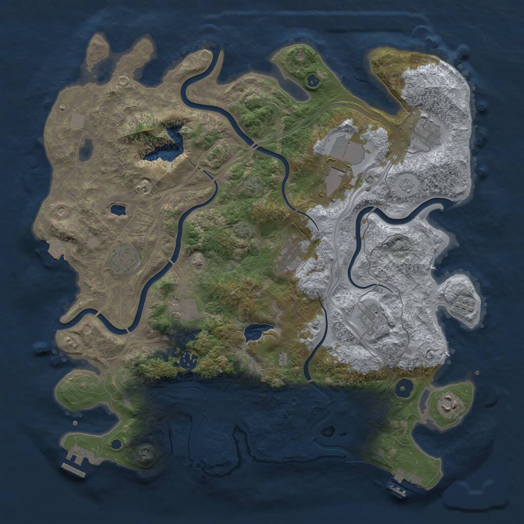 Rust Map: Procedural Map, Size: 4250, Seed: 471998356, 15 Monuments