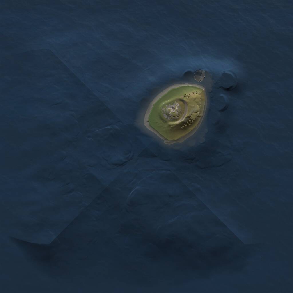 Rust Map: Procedural Map, Size: 1000, Seed: 62204373, 1 Monuments