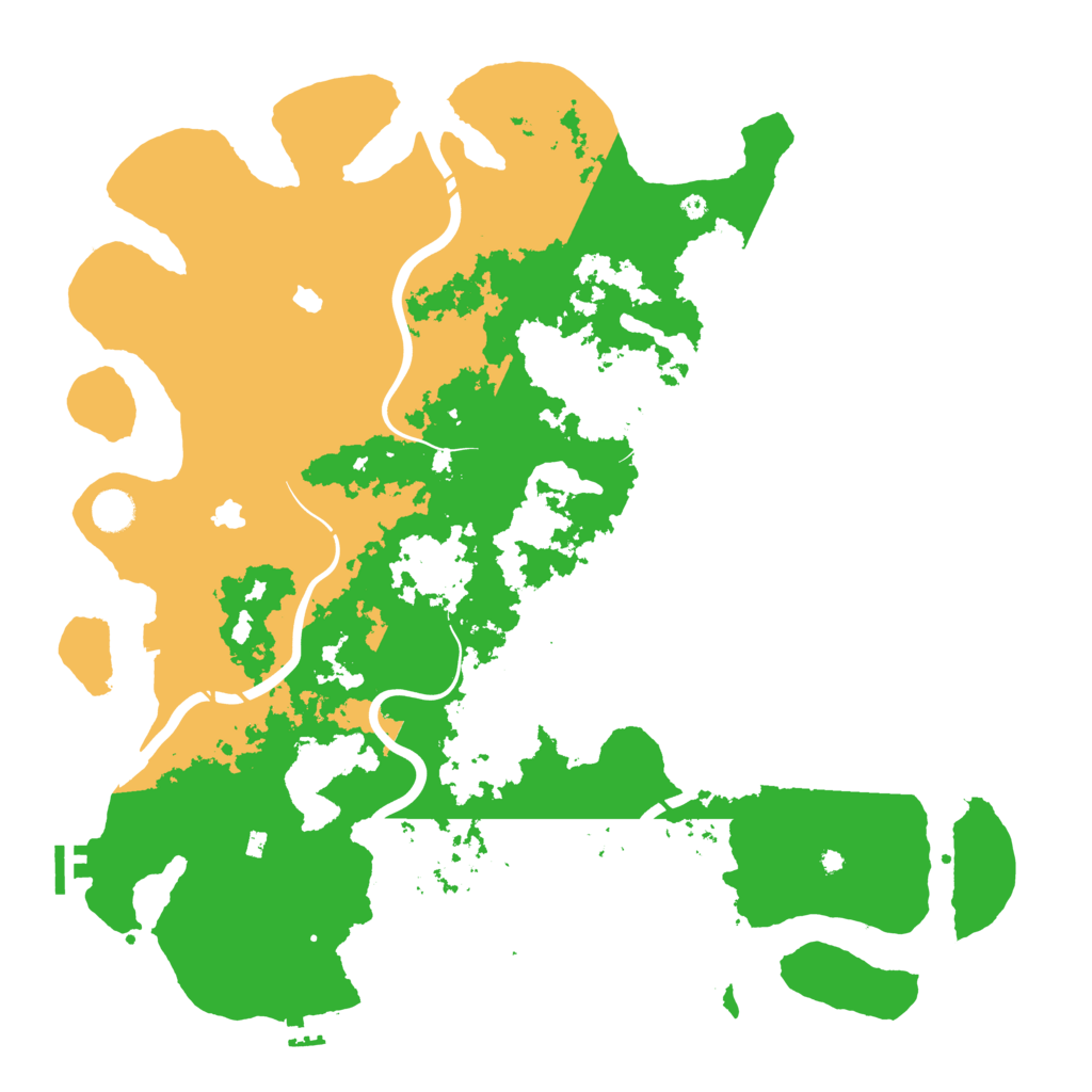 Biome Rust Map: Procedural Map, Size: 4500, Seed: 1889162757