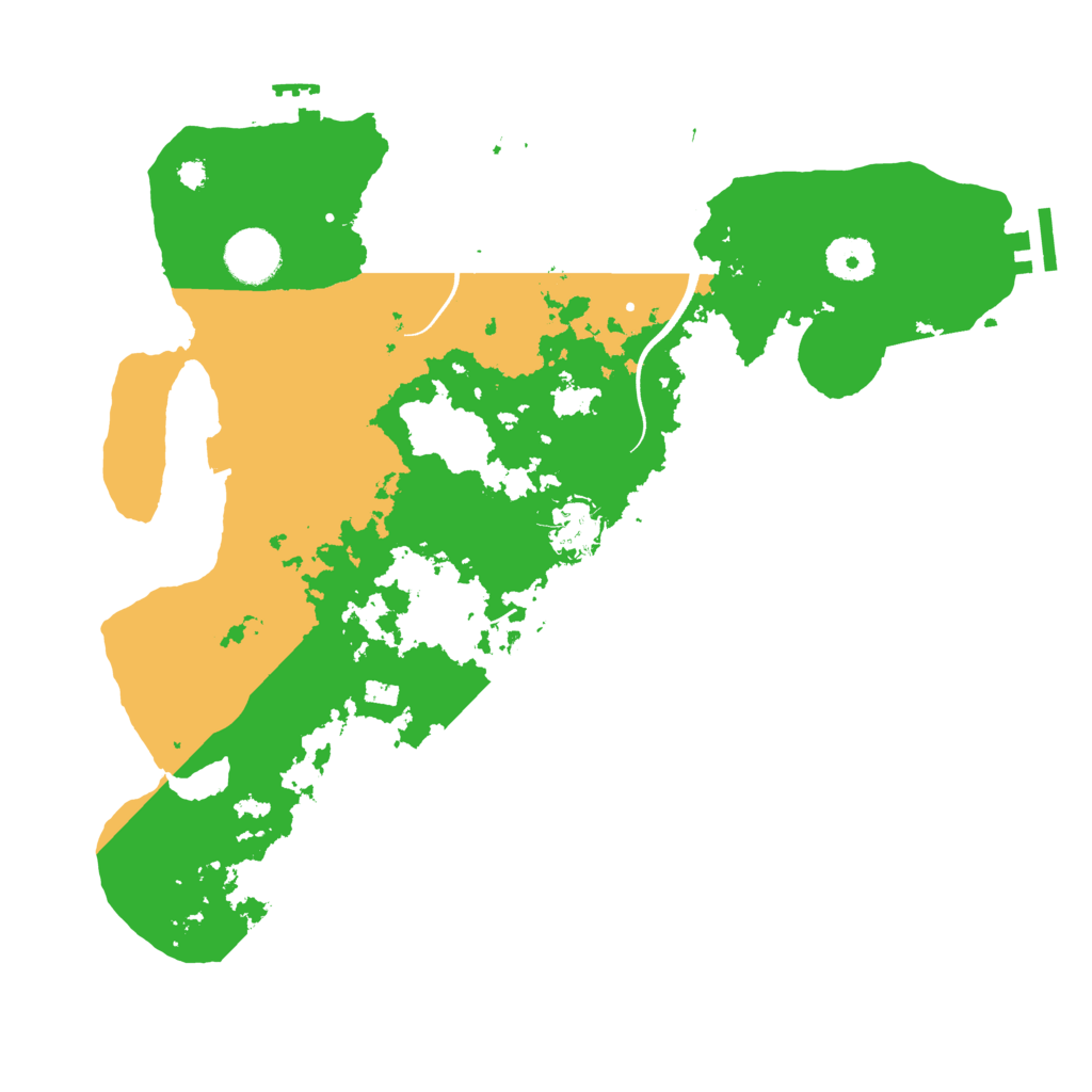 Biome Rust Map: Procedural Map, Size: 3500, Seed: 473626183