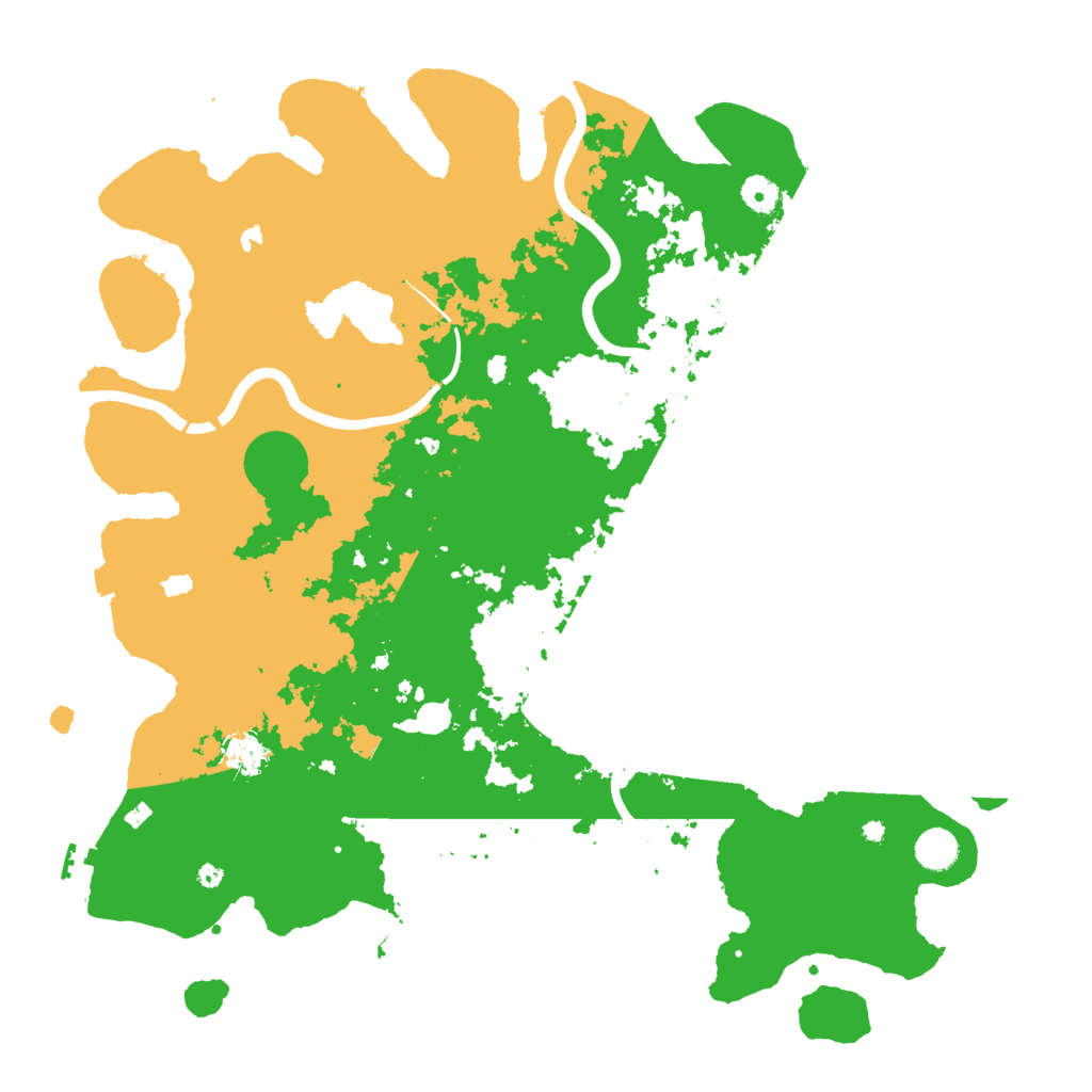Biome Rust Map: Procedural Map, Size: 4500, Seed: 631793719