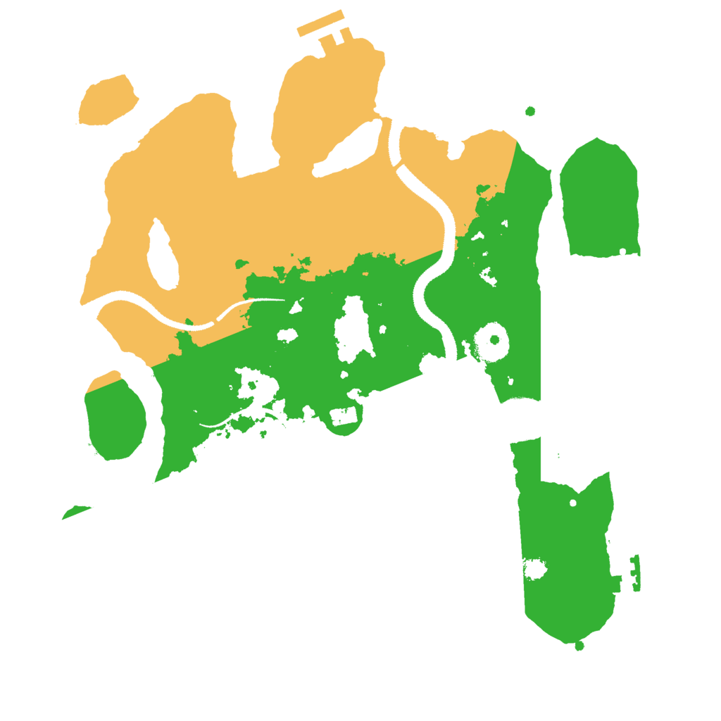 Biome Rust Map: Procedural Map, Size: 3000, Seed: 1911319949