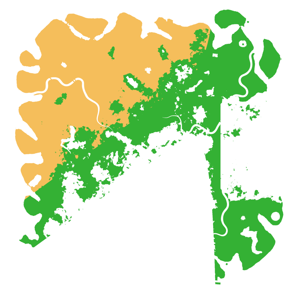 Biome Rust Map: Procedural Map, Size: 6000, Seed: 24523473