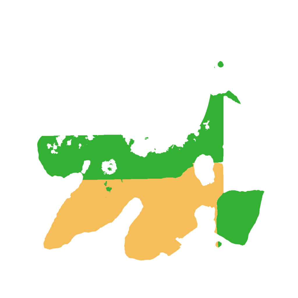 Biome Rust Map: Procedural Map, Size: 2000, Seed: 38290