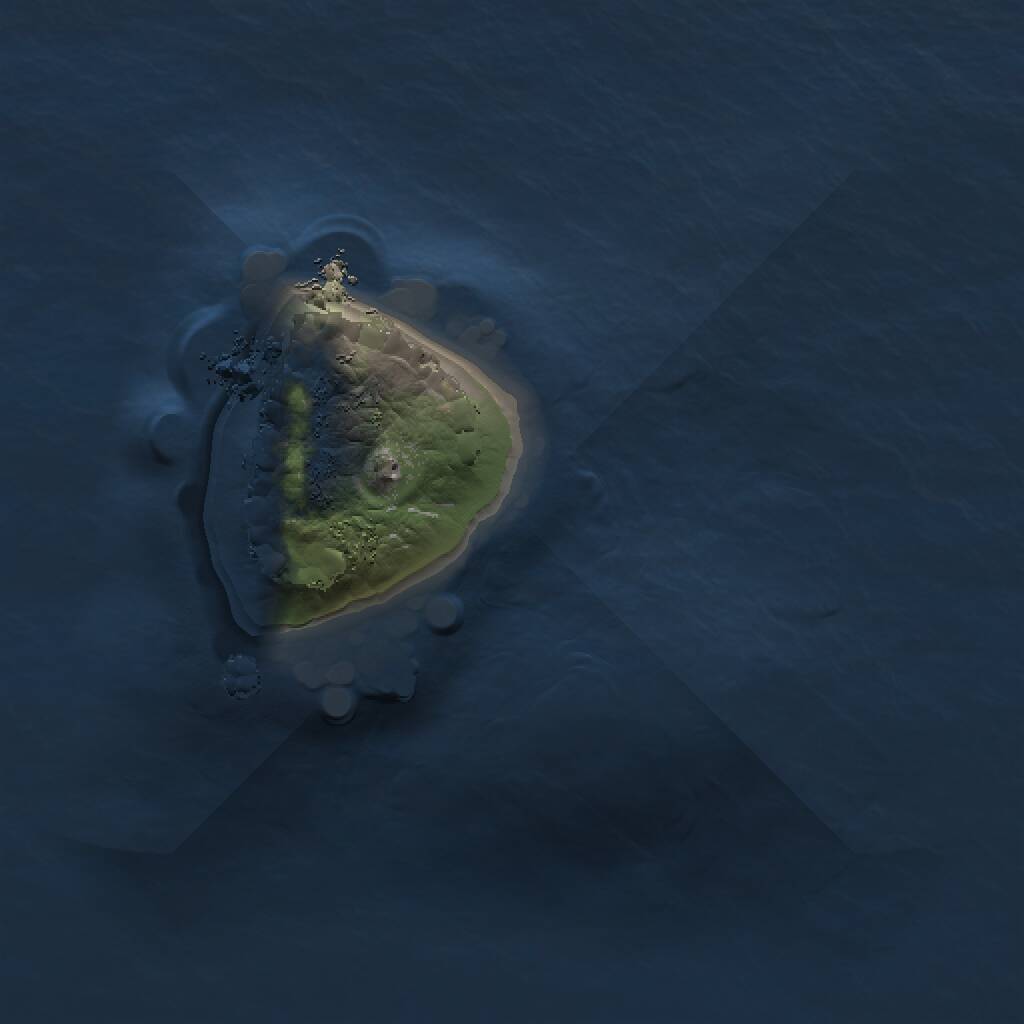 Rust Map: Procedural Map, Size: 1000, Seed: 251324006, 1 Monuments