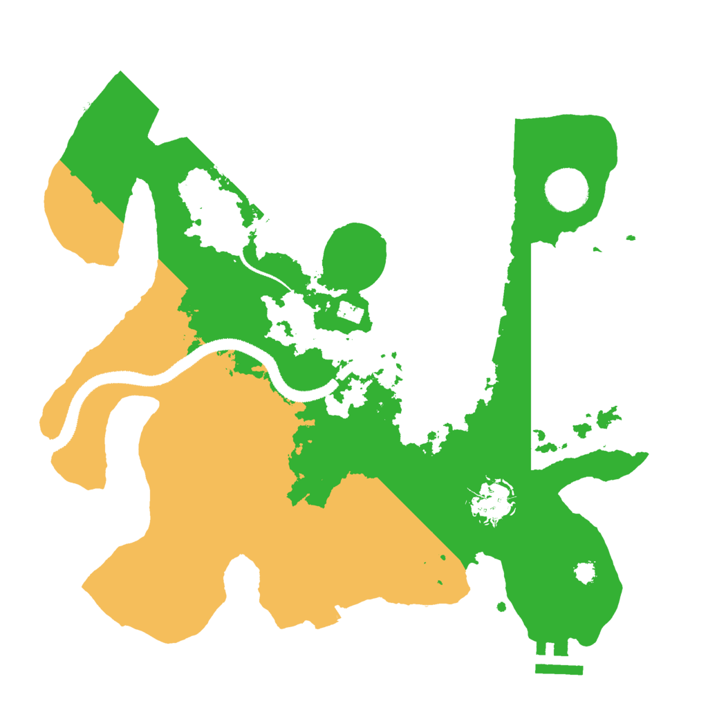 Biome Rust Map: Procedural Map, Size: 3000, Seed: 1050416427