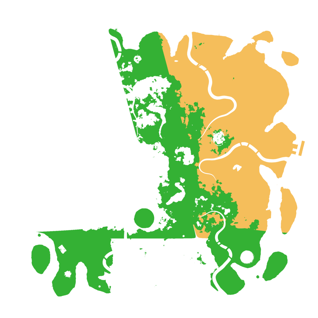 Biome Rust Map: Procedural Map, Size: 4250, Seed: 45879