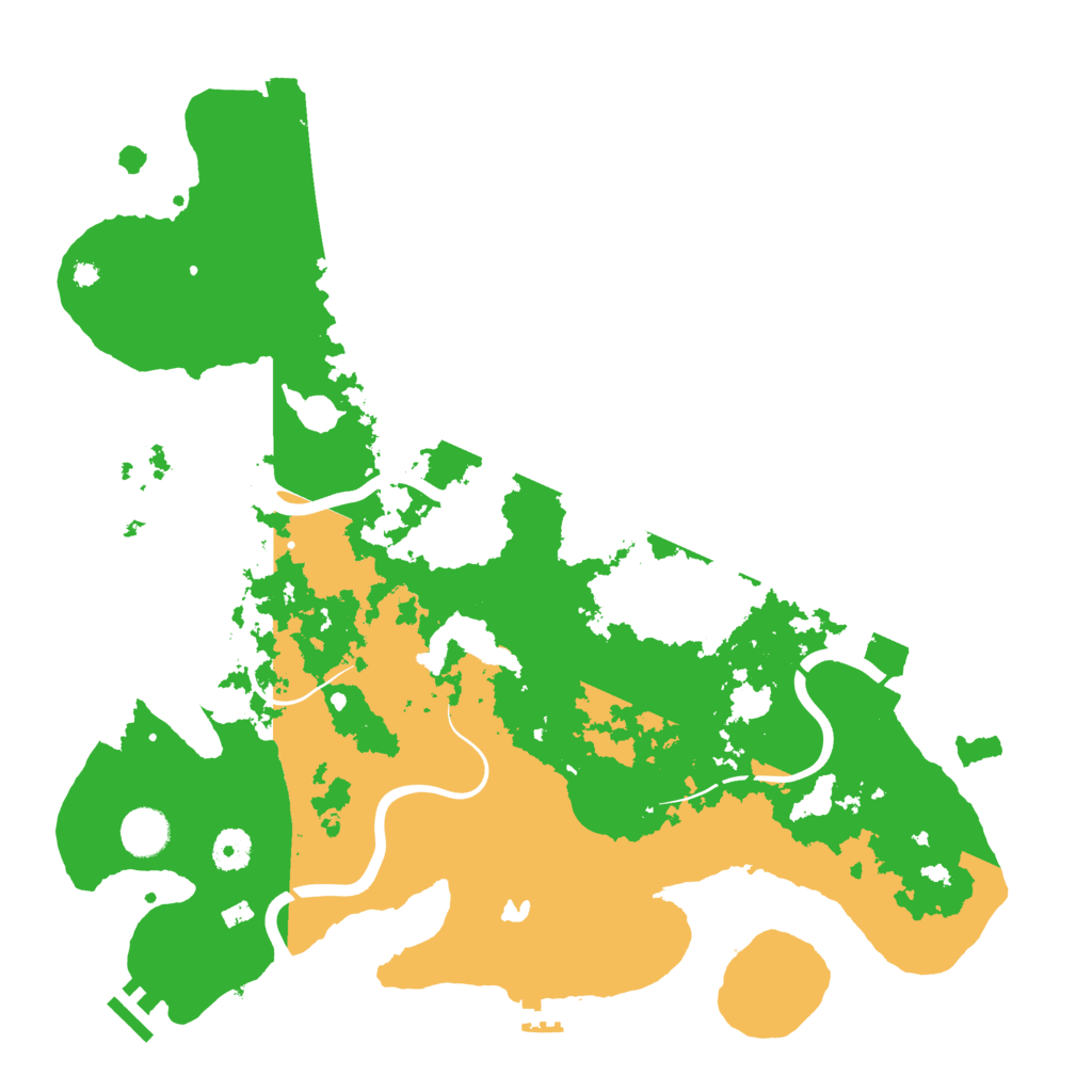 Biome Rust Map: Procedural Map, Size: 4000, Seed: 21385