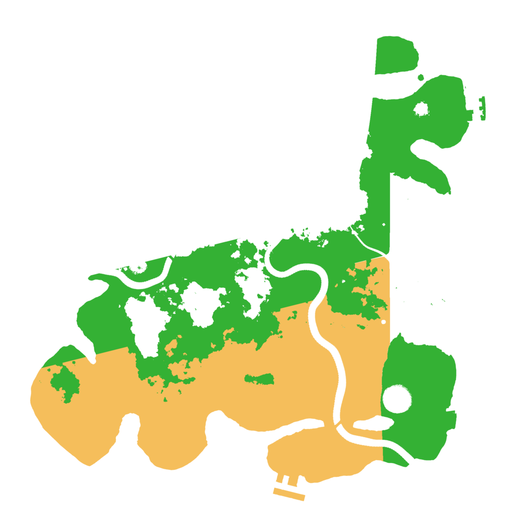 Biome Rust Map: Procedural Map, Size: 3300, Seed: 1518625763