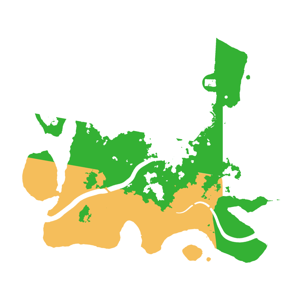 Biome Rust Map: Procedural Map, Size: 2800, Seed: 420420420