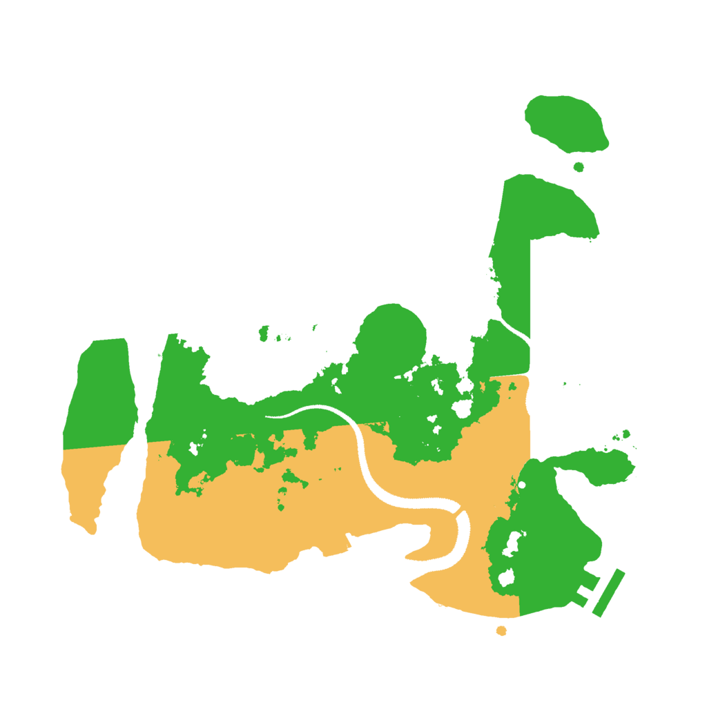 Biome Rust Map: Procedural Map, Size: 2800, Seed: 4654327