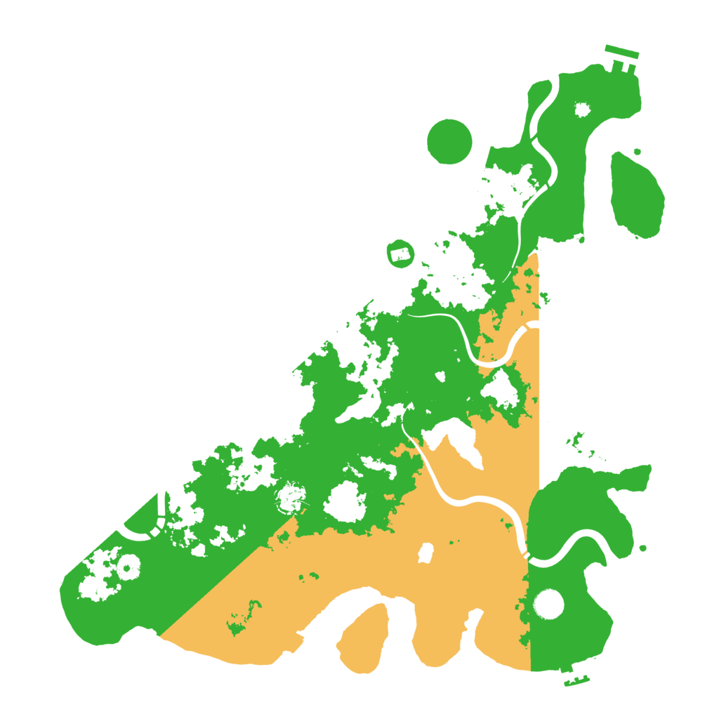 Biome Rust Map: Procedural Map, Size: 4250, Seed: 50006