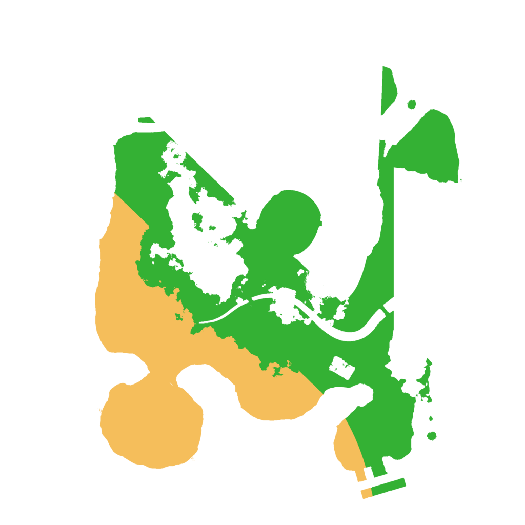 Biome Rust Map: Procedural Map, Size: 2350, Seed: 496364271