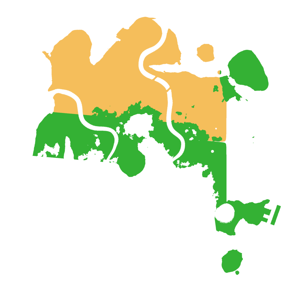 Biome Rust Map: Procedural Map, Size: 3000, Seed: 459677828