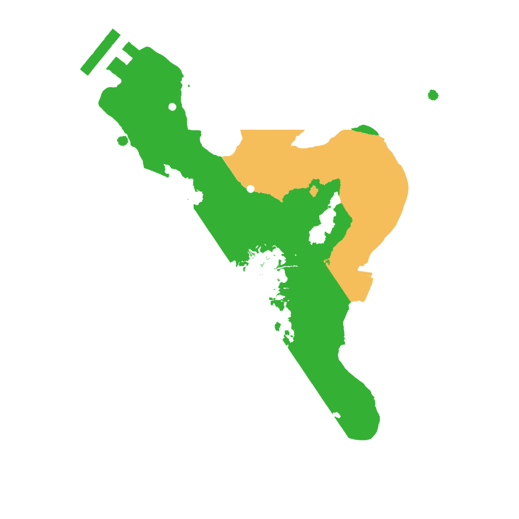 Biome Rust Map: Procedural Map, Size: 2000, Seed: 1119546040