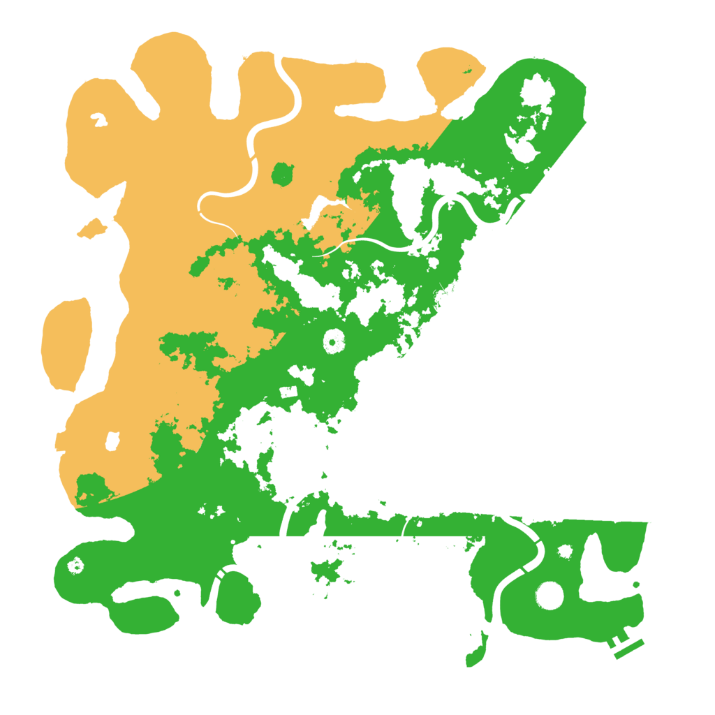 Biome Rust Map: Procedural Map, Size: 4500, Seed: 8315