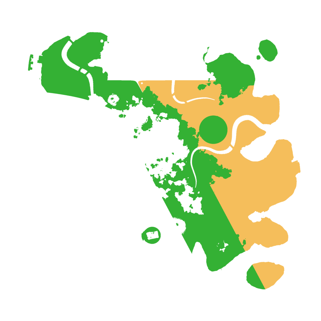Biome Rust Map: Procedural Map, Size: 3000, Seed: 2083944592