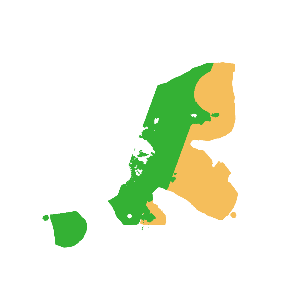 Biome Rust Map: Procedural Map, Size: 2000, Seed: 1645768